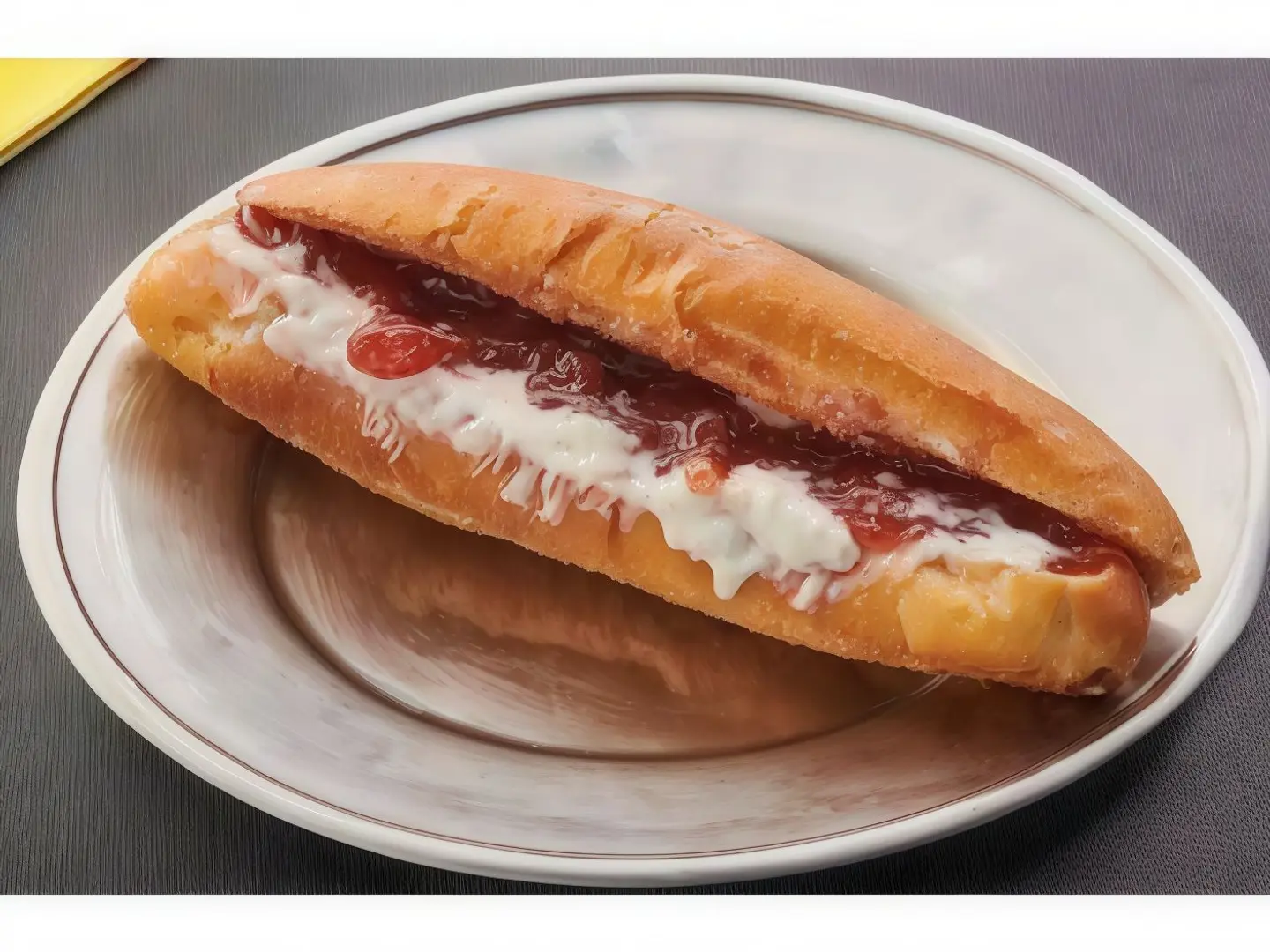Cheese And Jam Sandwich