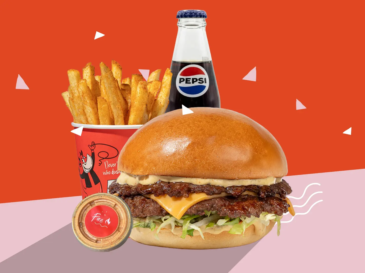 Double Beefo Meal Xl