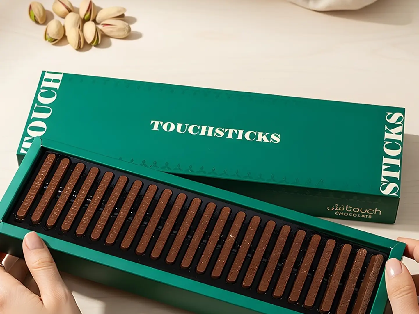 Touch Stick Pistachio Kunafa