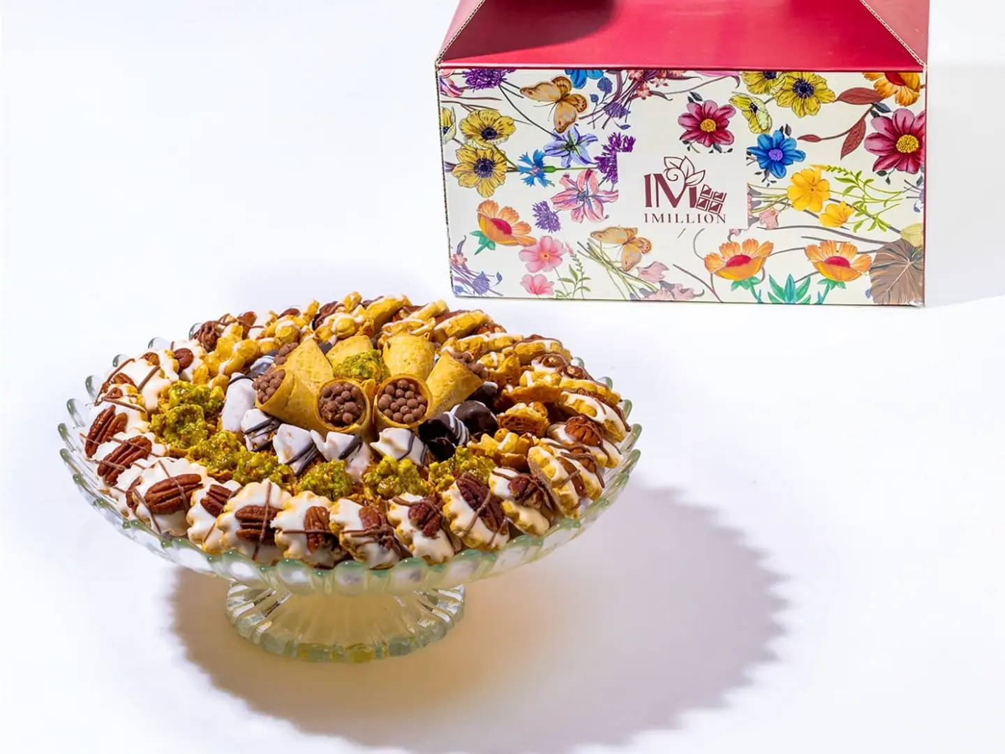 Italian Crystal Dessert Tray