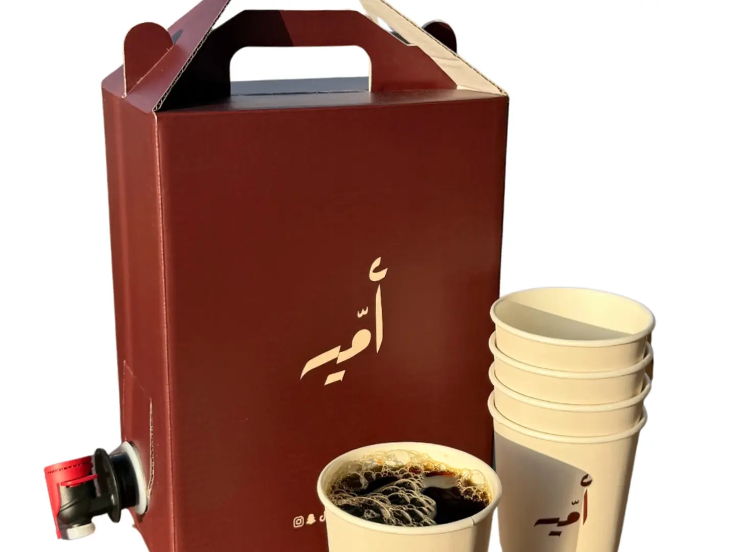 بوكس قهوة يوم حار