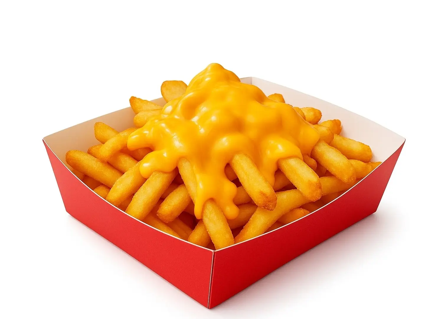 بطاطا مقلية وصوص الجبنة