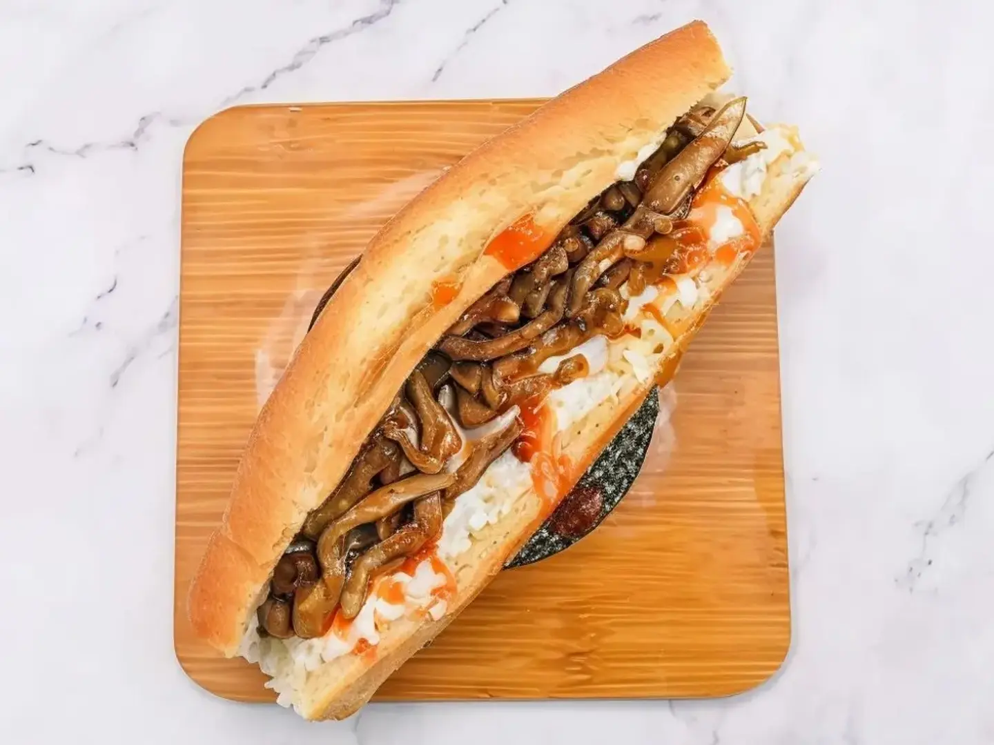 ساندوتش كبدة بالجبن