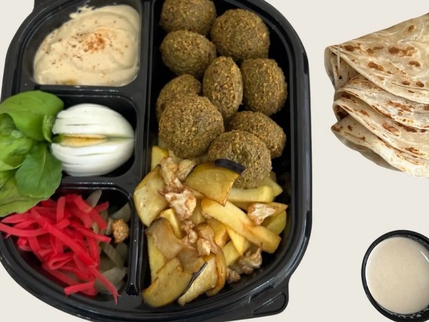 صحن ريفا فلافل مشكل