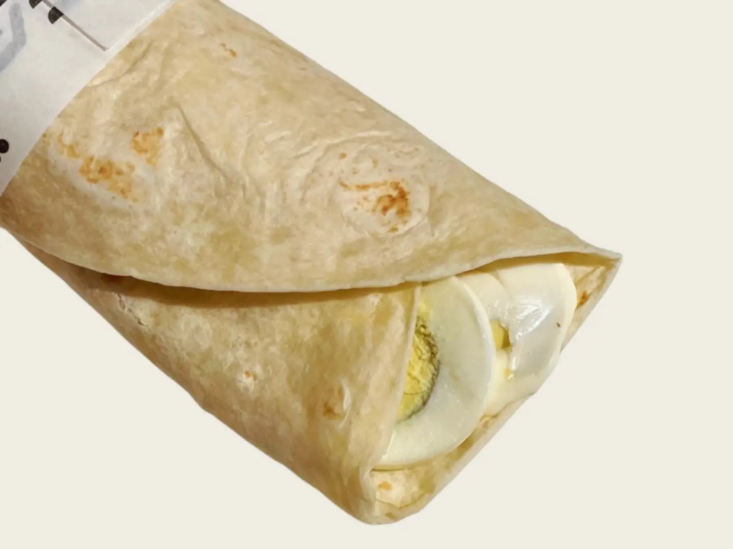 تورتيلا بيض مسلوق