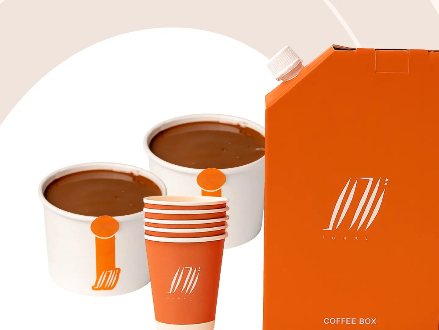 Coffee Day Box With Pudding Chocolate