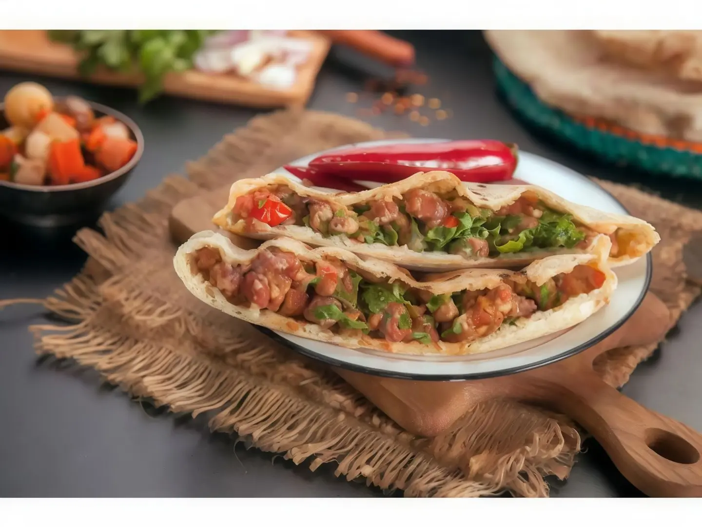 ساندوتش فول وطعمية