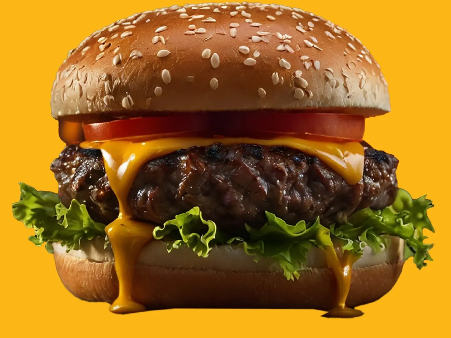 برجر لحم مع جبن