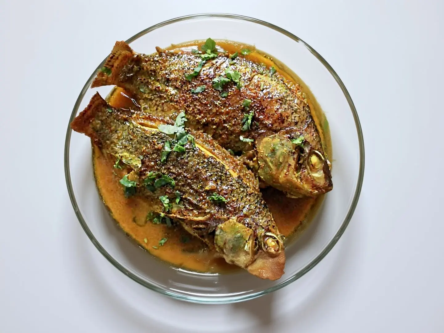 سمك البلطي الأرز