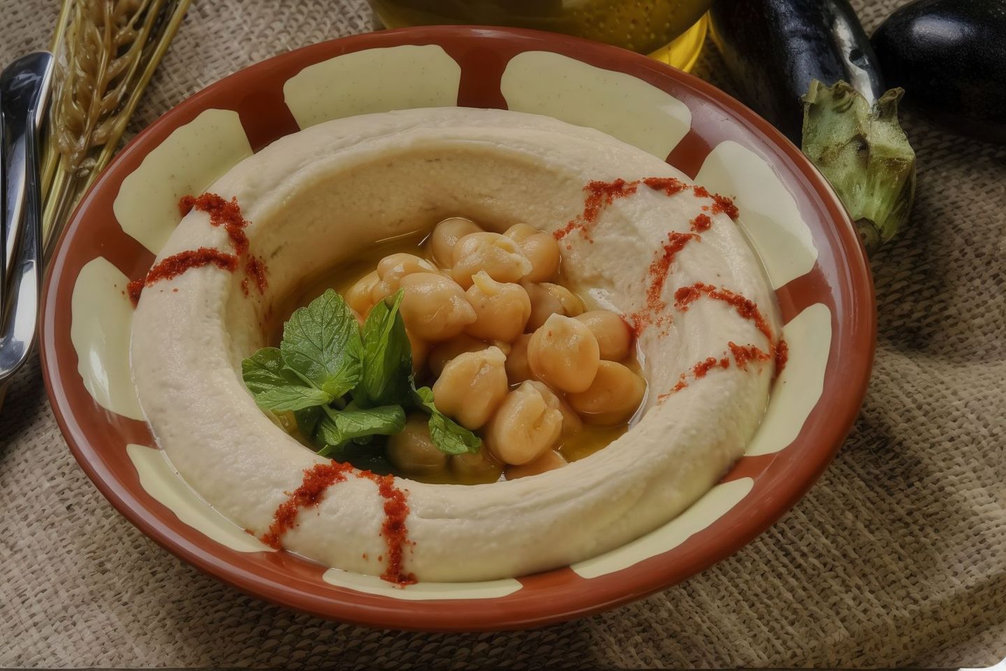 حمص طحينه