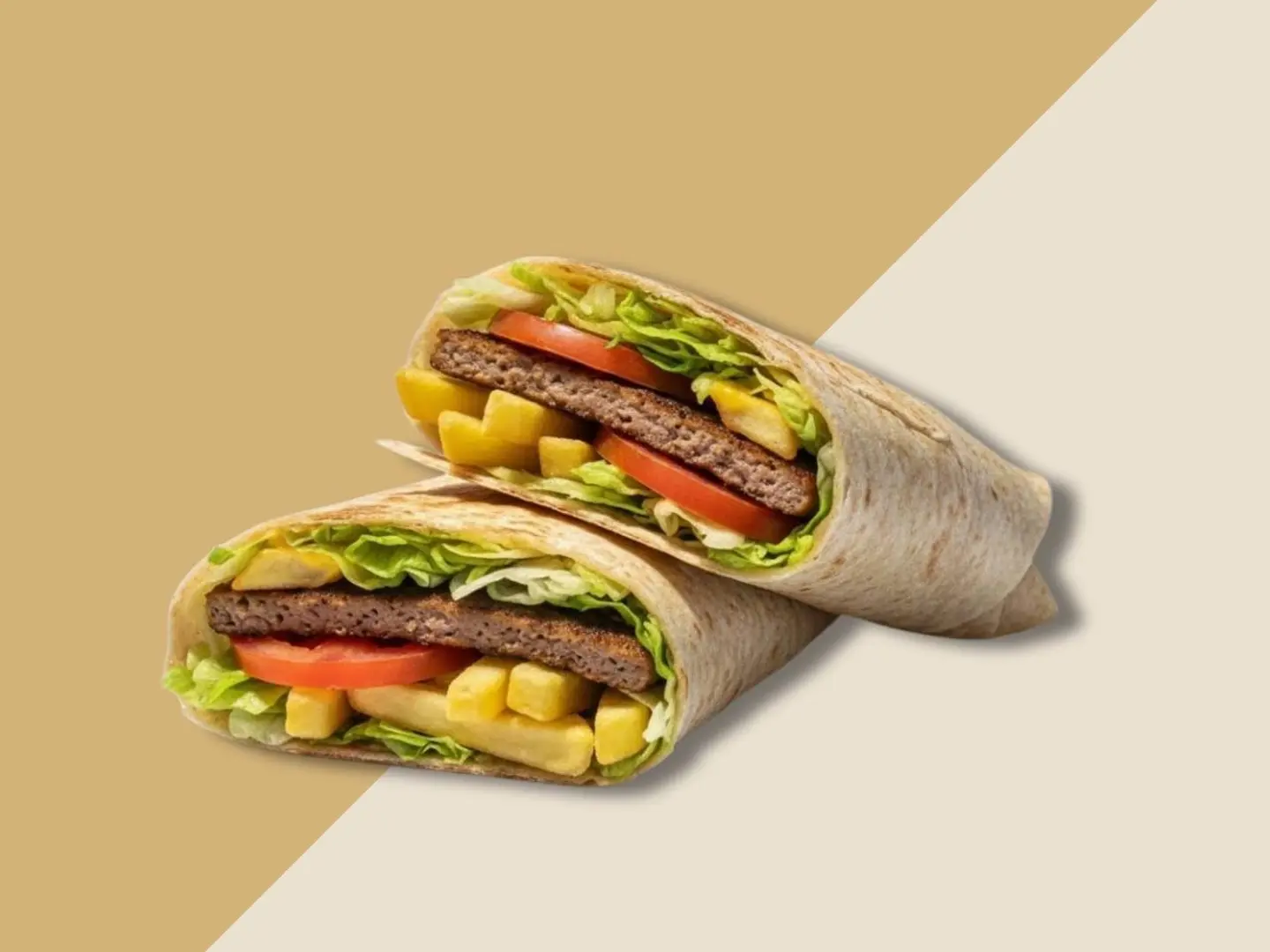 Saj Beef Burger   Tortilla