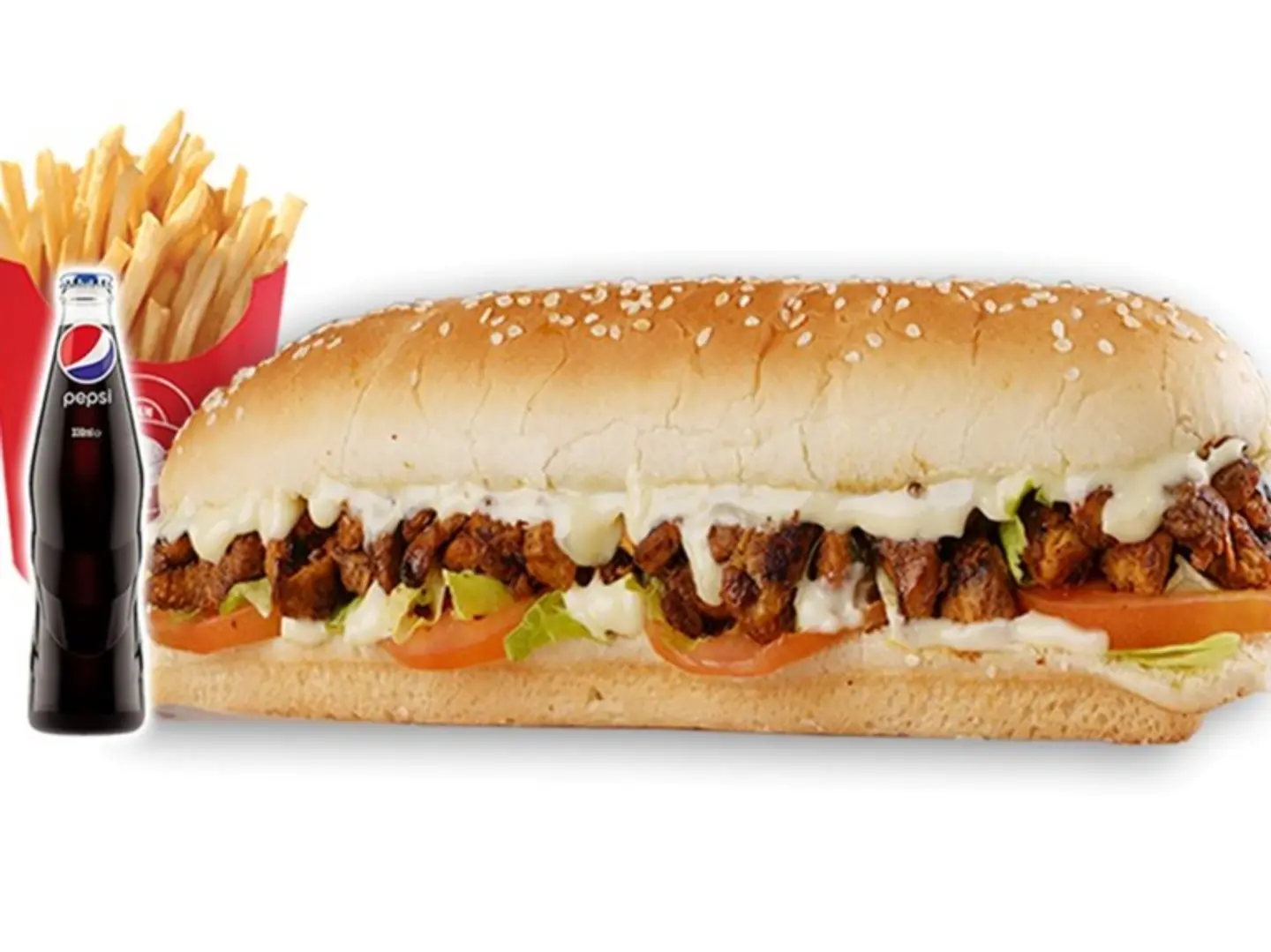 وجبة ساندوتش الدجاج