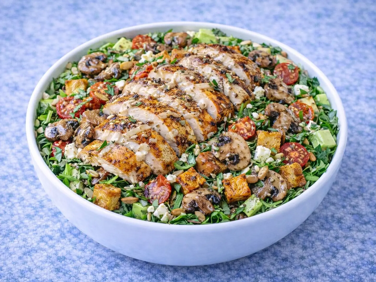 سلطه دجاج مشروم