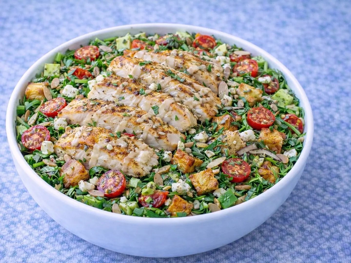 سلطه سمك فيليه لؤس