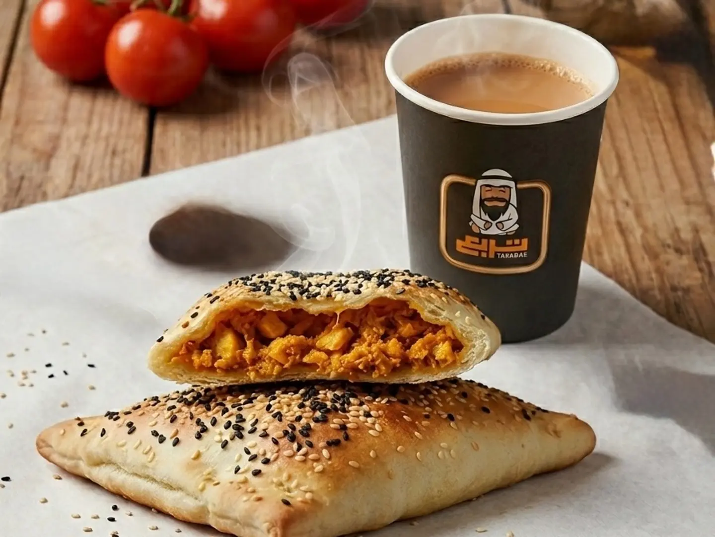 Special Chicken Traba'a Combo With Karak Tea