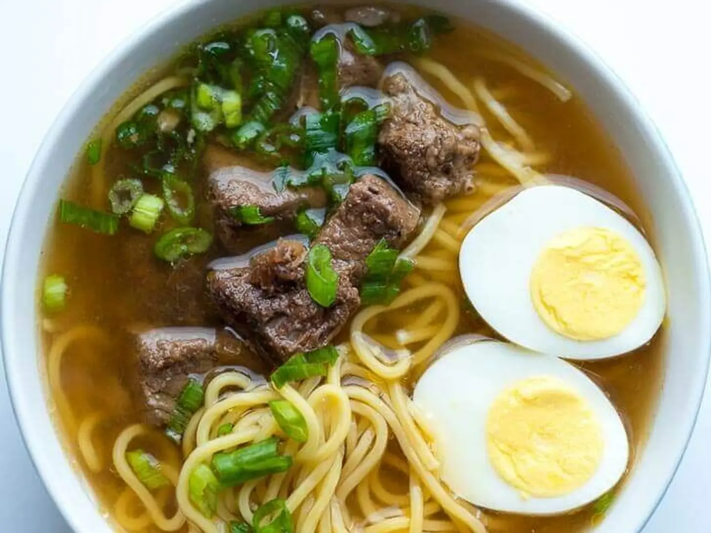 Mami Beef Pares With Egg