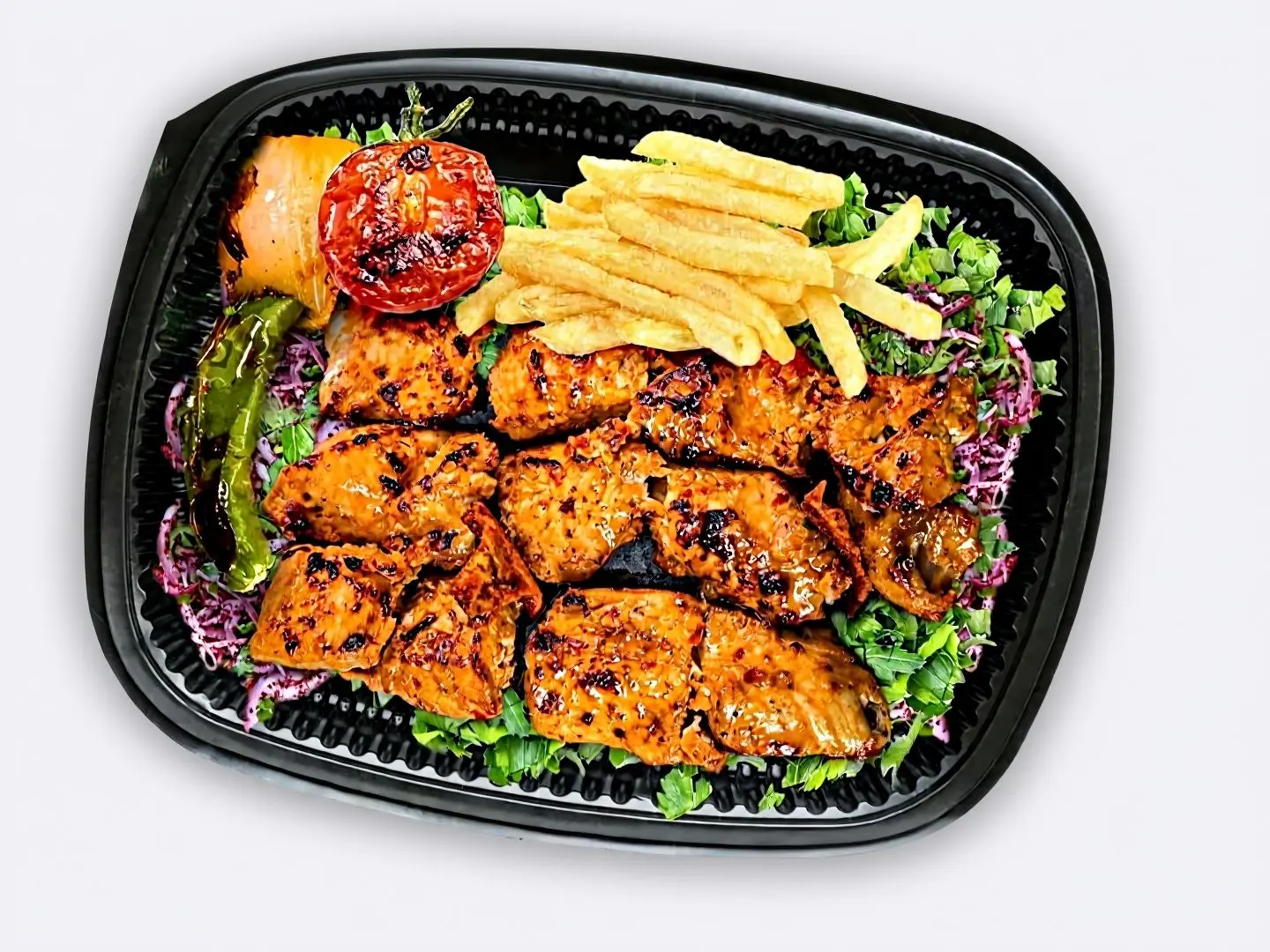 نفر شيش طاووق مع مقبلات