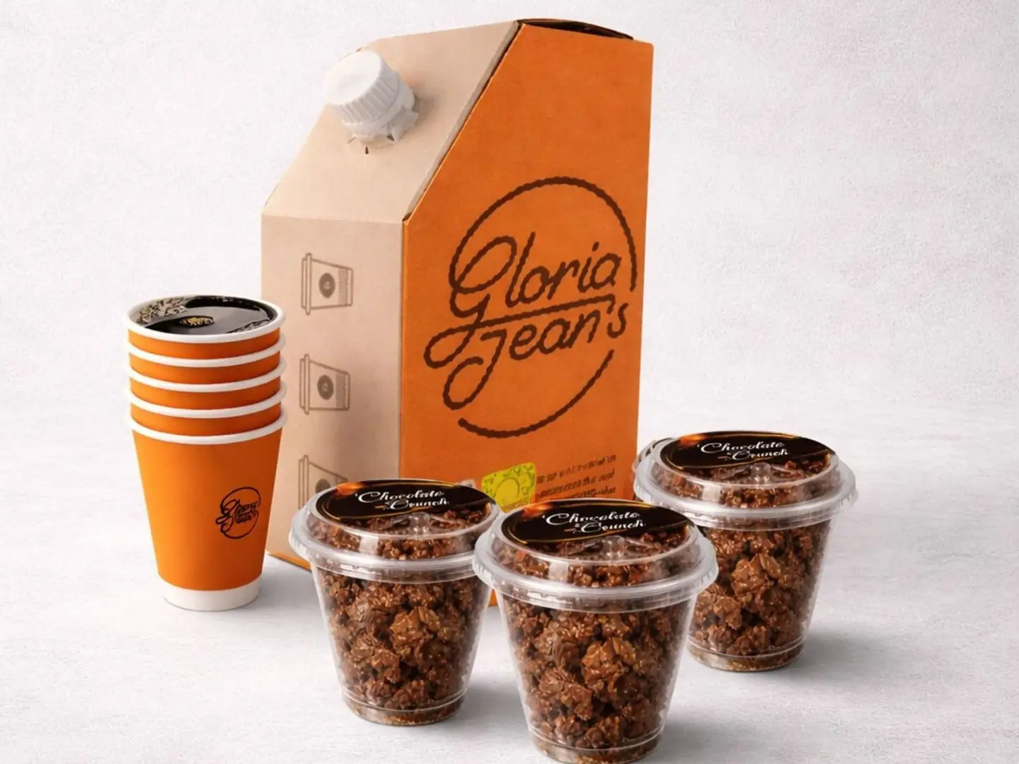 1 لتر قهوة اليوم برازلية مع 3 كرانشي