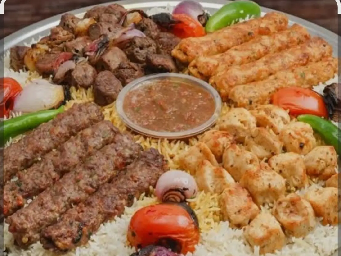 صحن مشكل دجاج كيلو