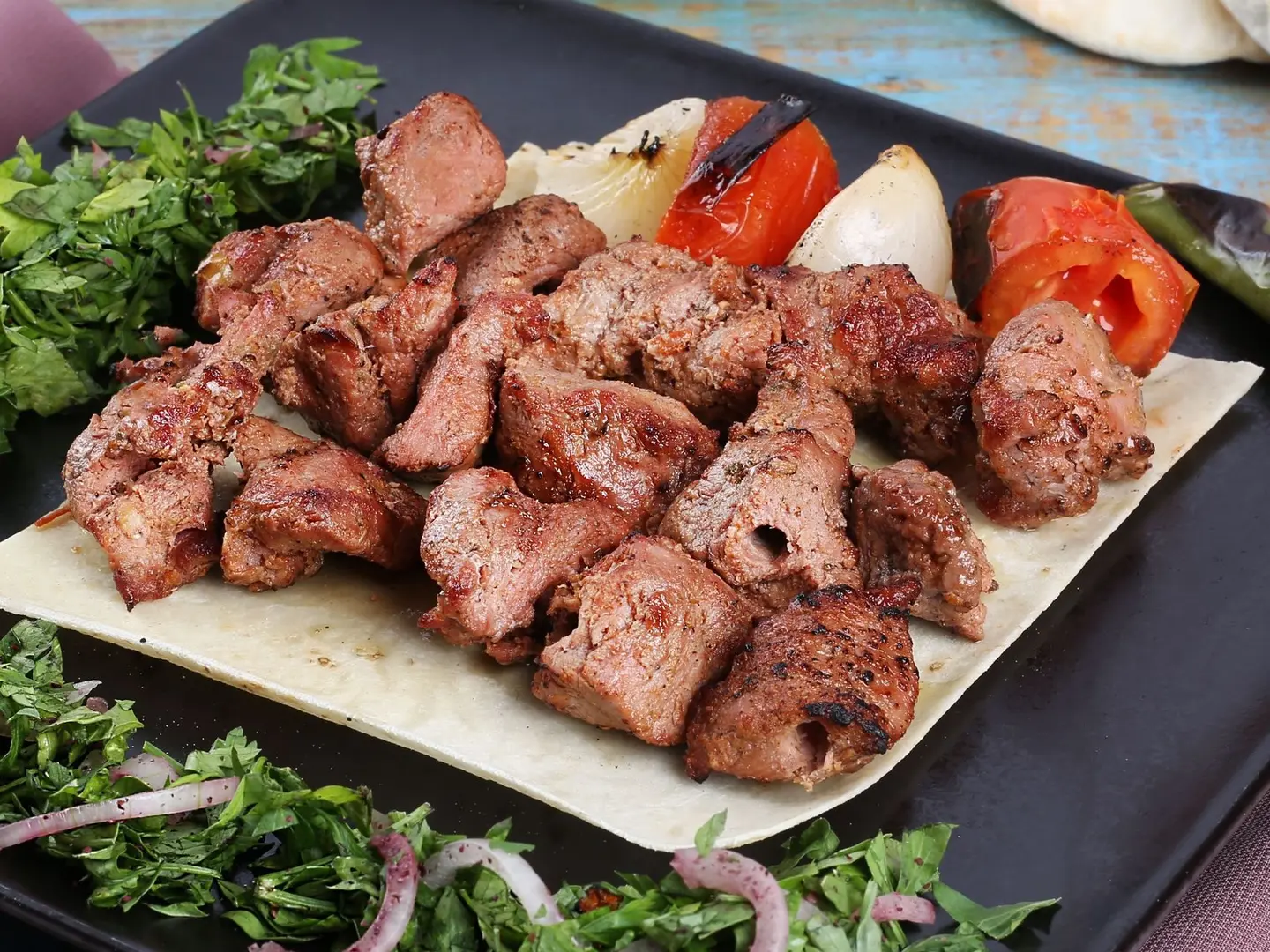 Kilo Meat Skewers Plate