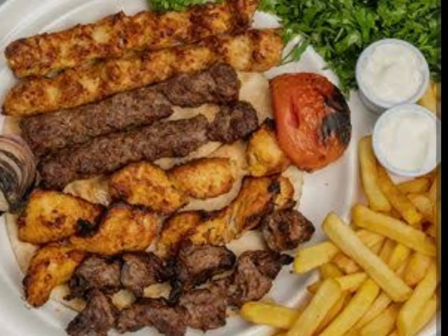 صحن مشوى مشكل ربع كيلو