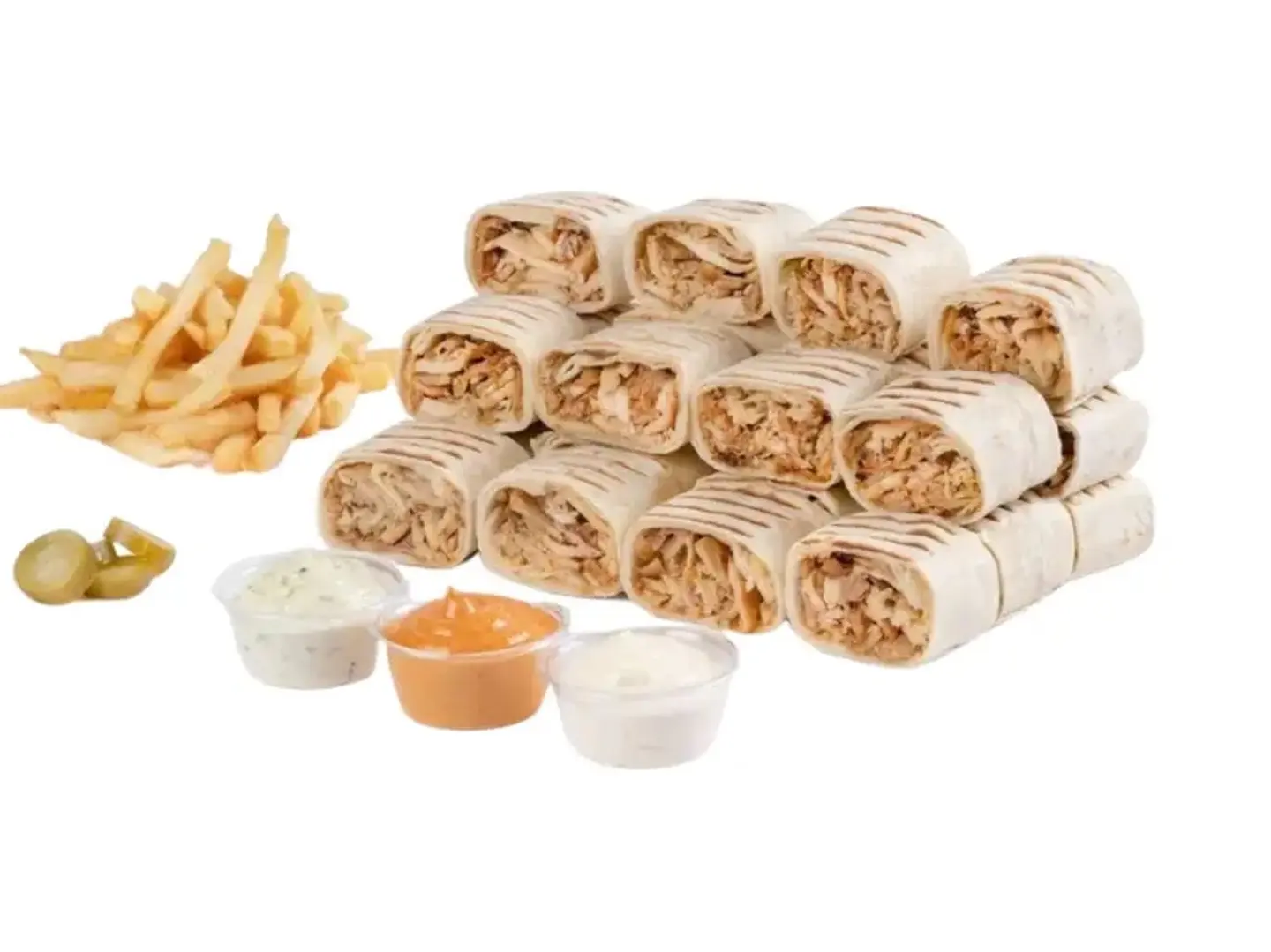 Large Arabic Shawarma Platte