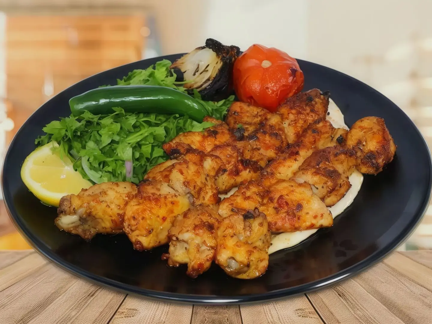 صحن شيش طاووق ربع كيلو