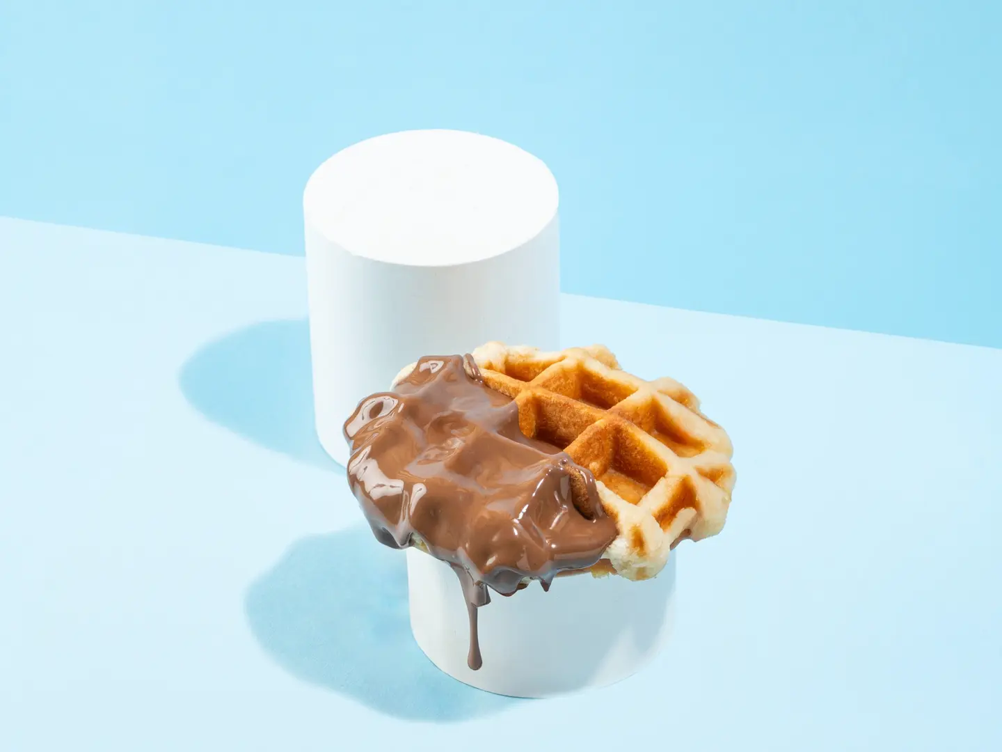 وافل بلجيكي بالشوكلاتة
