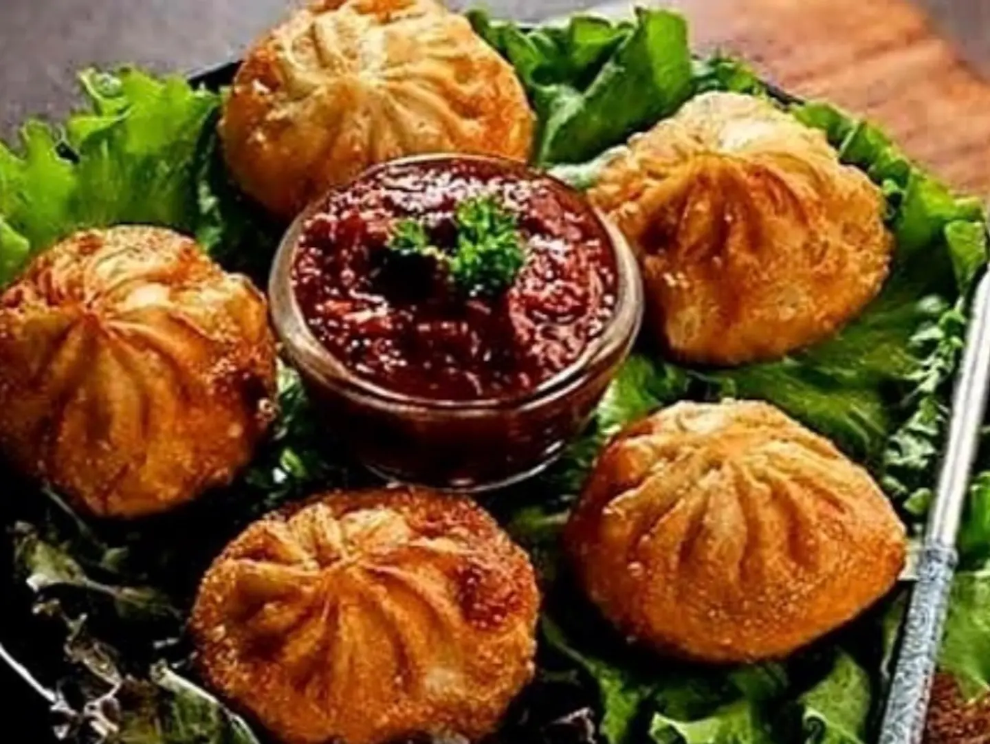 Fried Chicken Momos