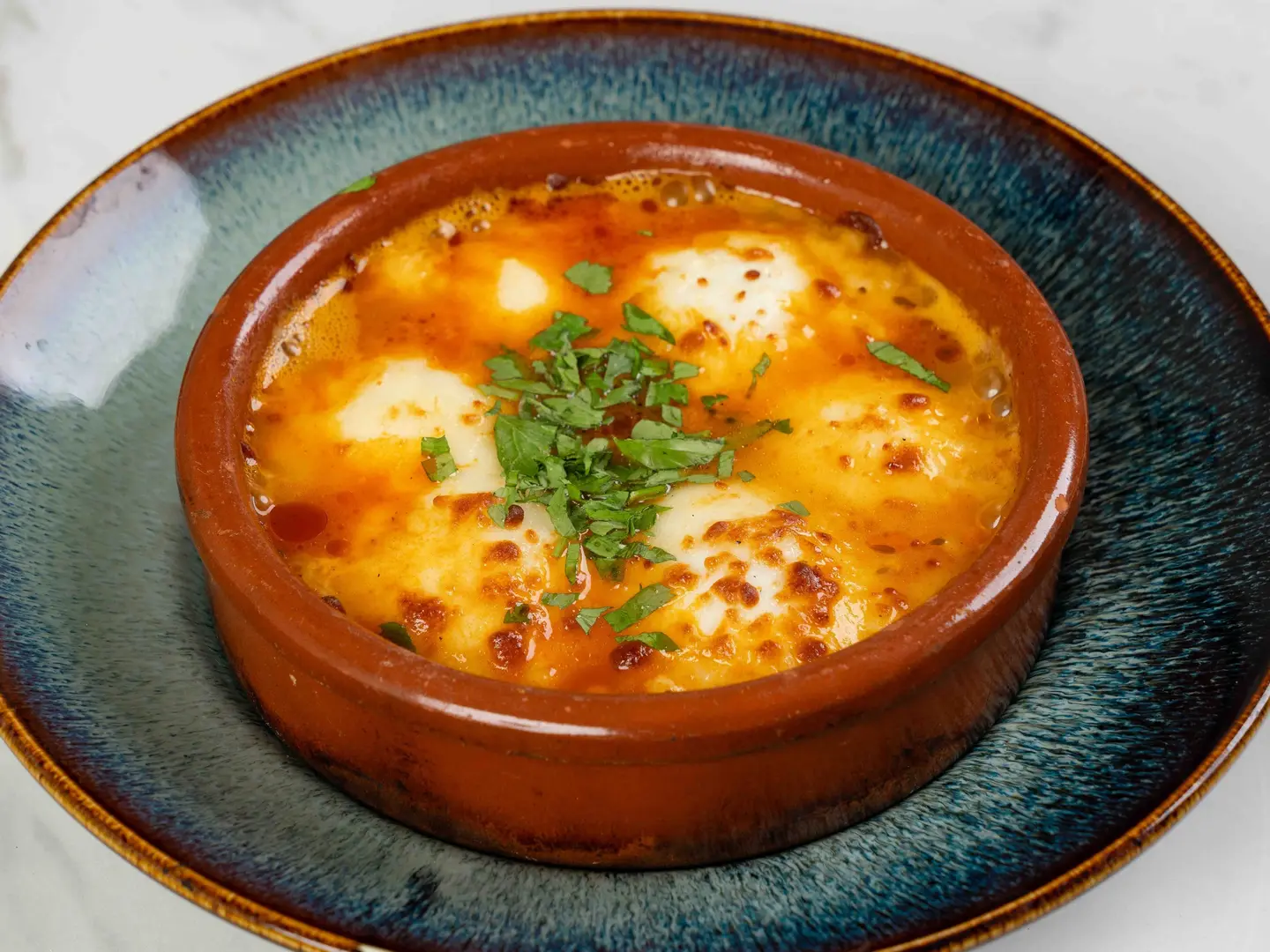 طاجن بيض مسلوق