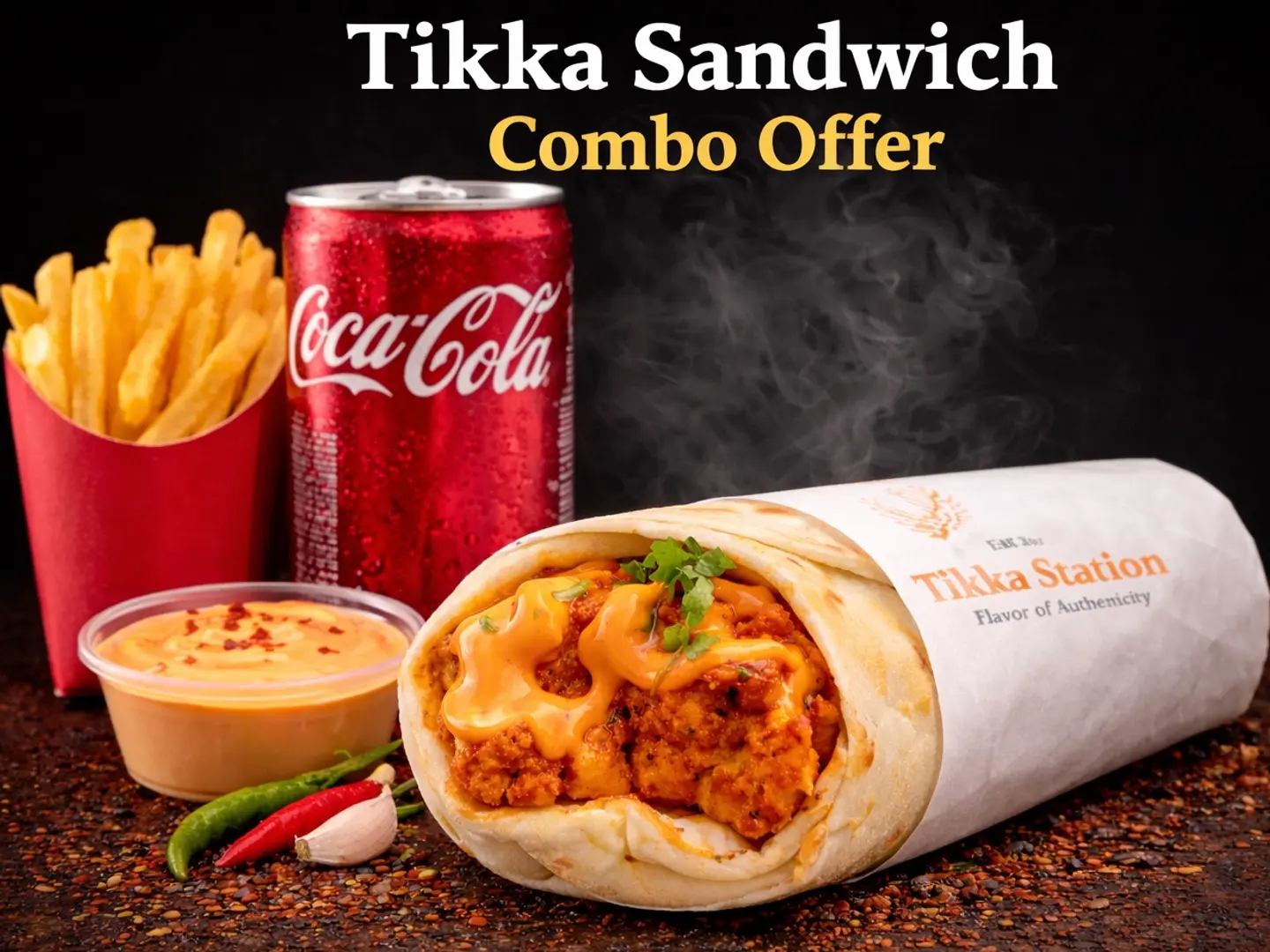 عرض كومبو ساندويتش التكا - حصري عبر الإنترنت