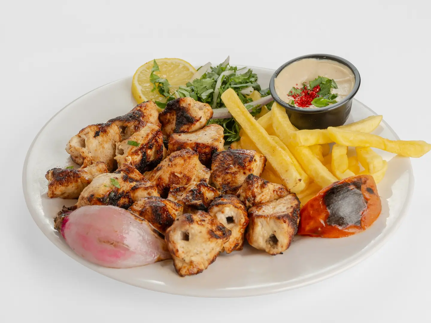 صحن شيش طاووق