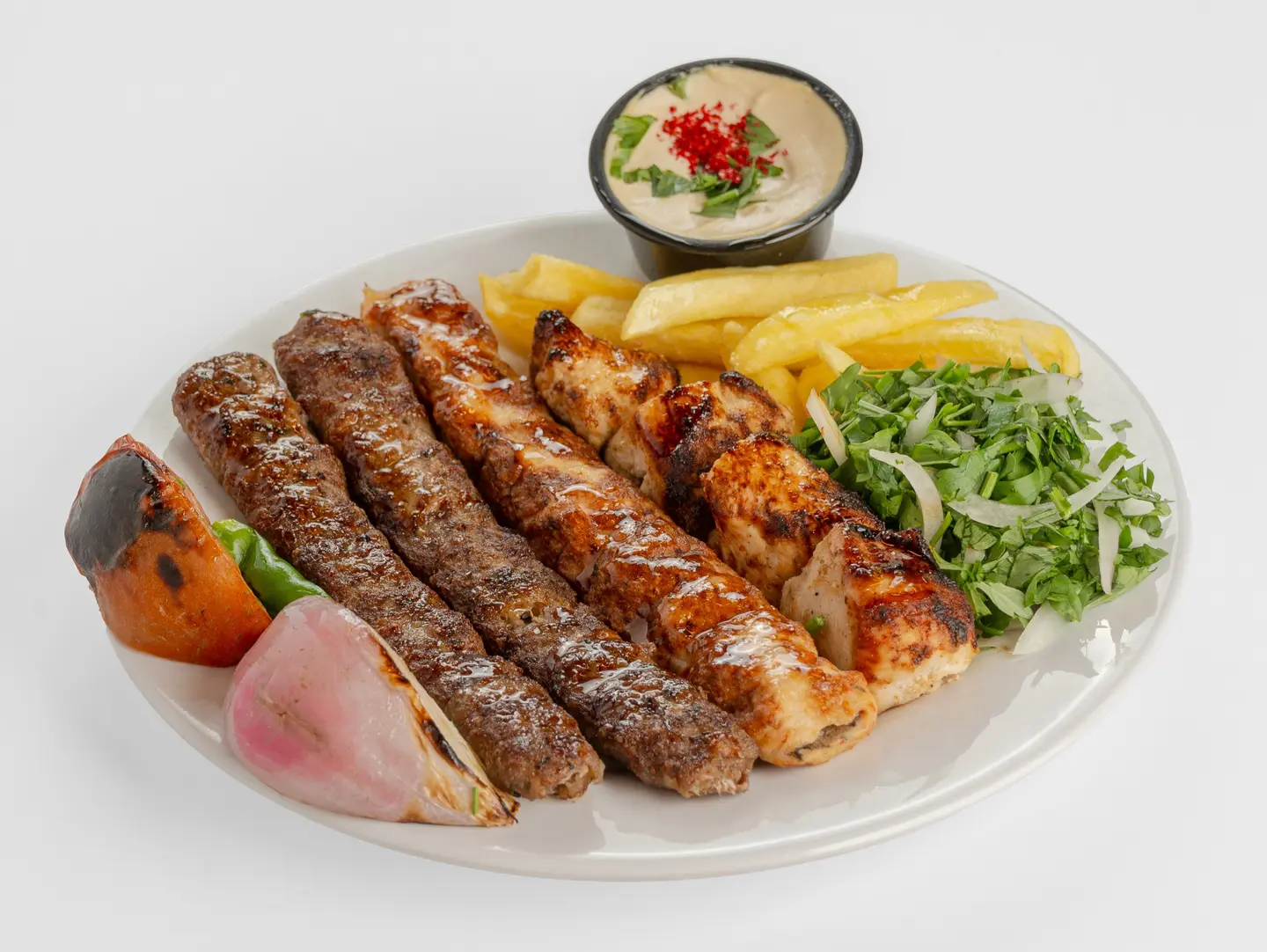 صحن مشاوي مشكل