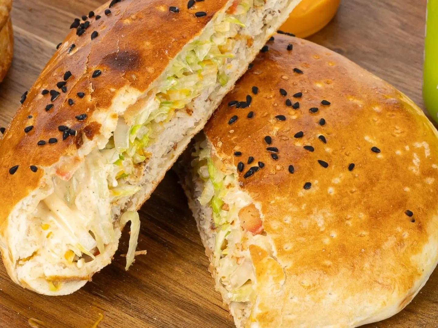 ساندوتش بن برجر دجاج