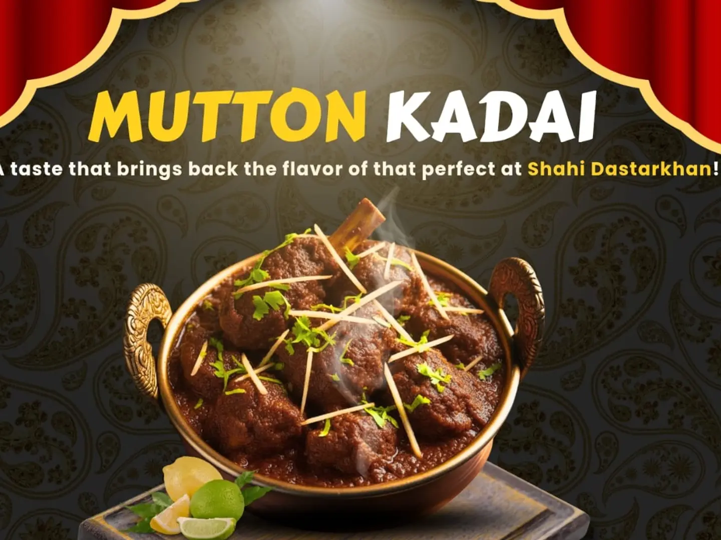 لحم ضأن كاداي (كامل)