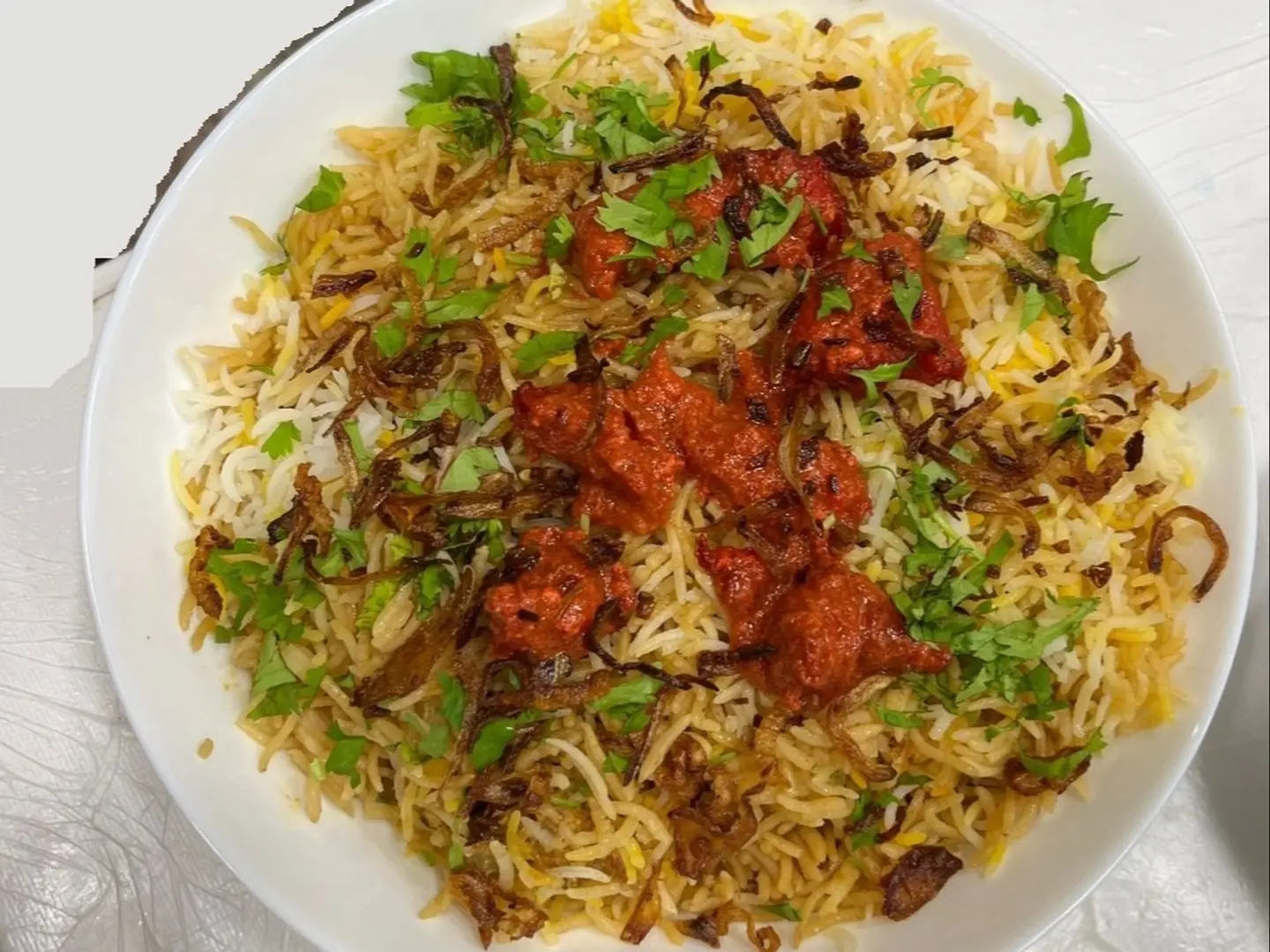 برياني لحم ضأن شاهي