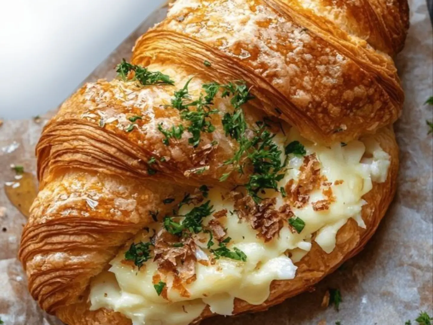 Turkish Egg Croissant
