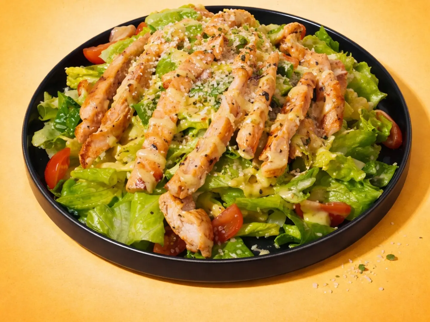 سلطة دجاج بارميزان