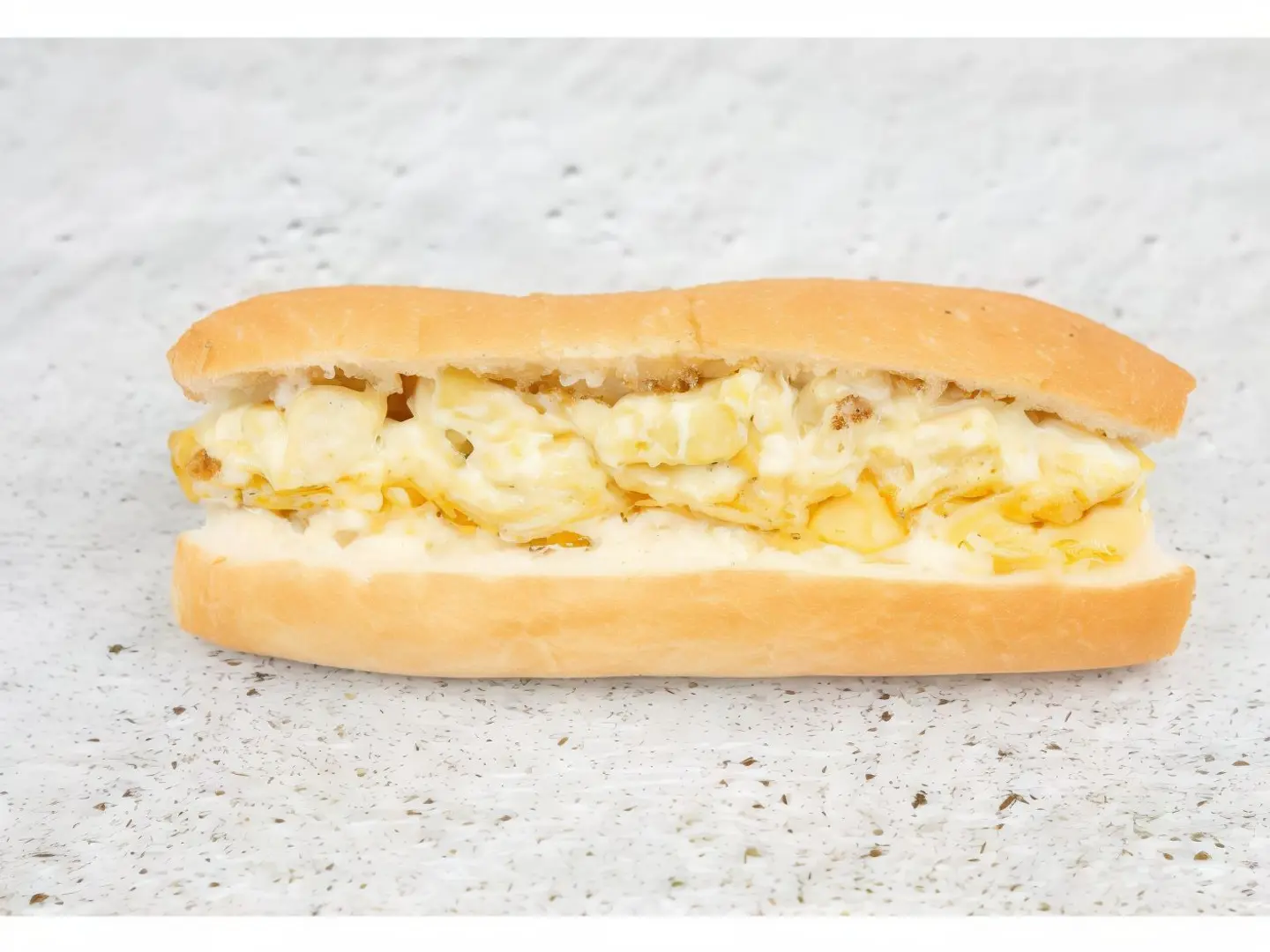 Sandwich With Fried Eggs And Cheese