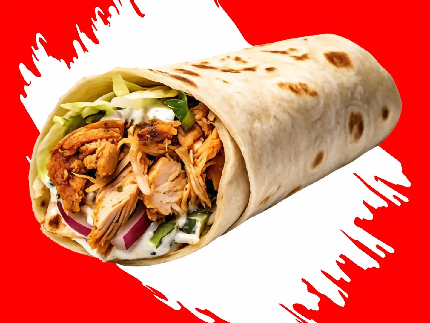 شاورما دجاج كبيرة