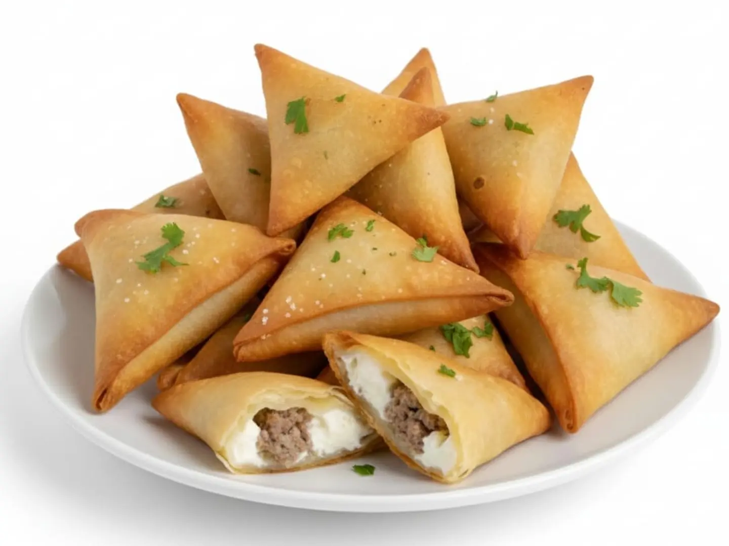 طبق سمبوسة لحم 10 قطع