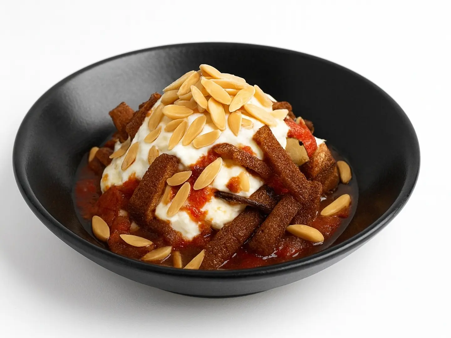 فتة الباذنجان