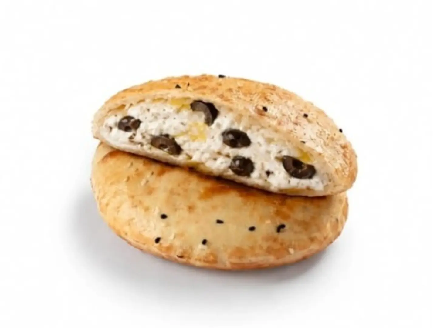 فطيرة مدورة لبنة ( زعتر - زيتون - عسل )