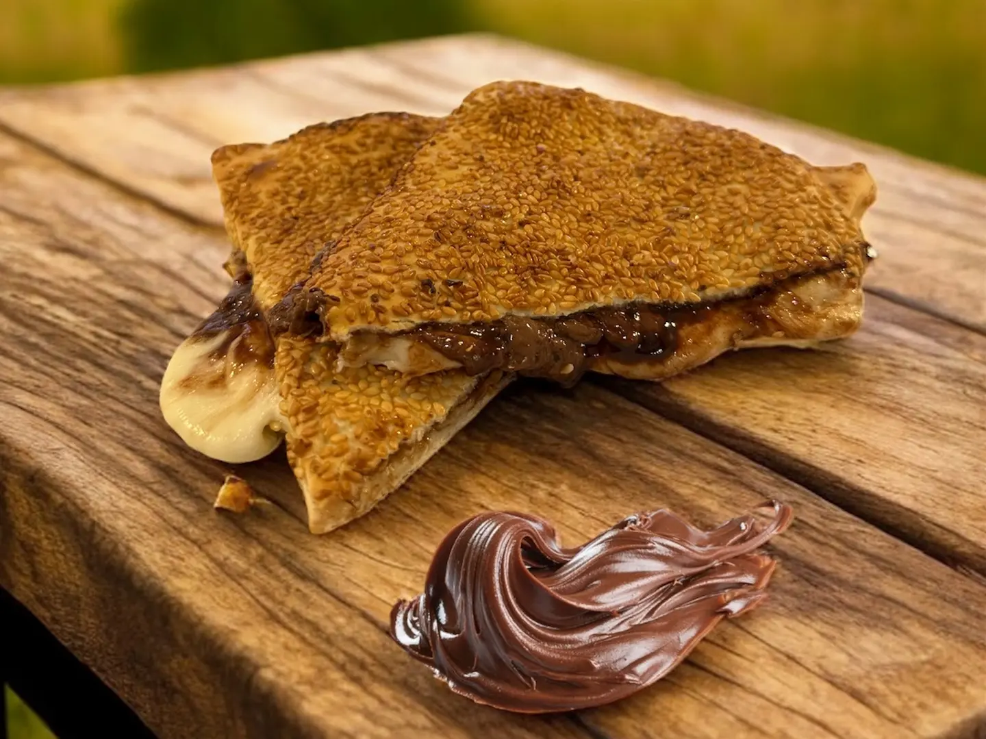 Kashkaval Kaaké With Nutella