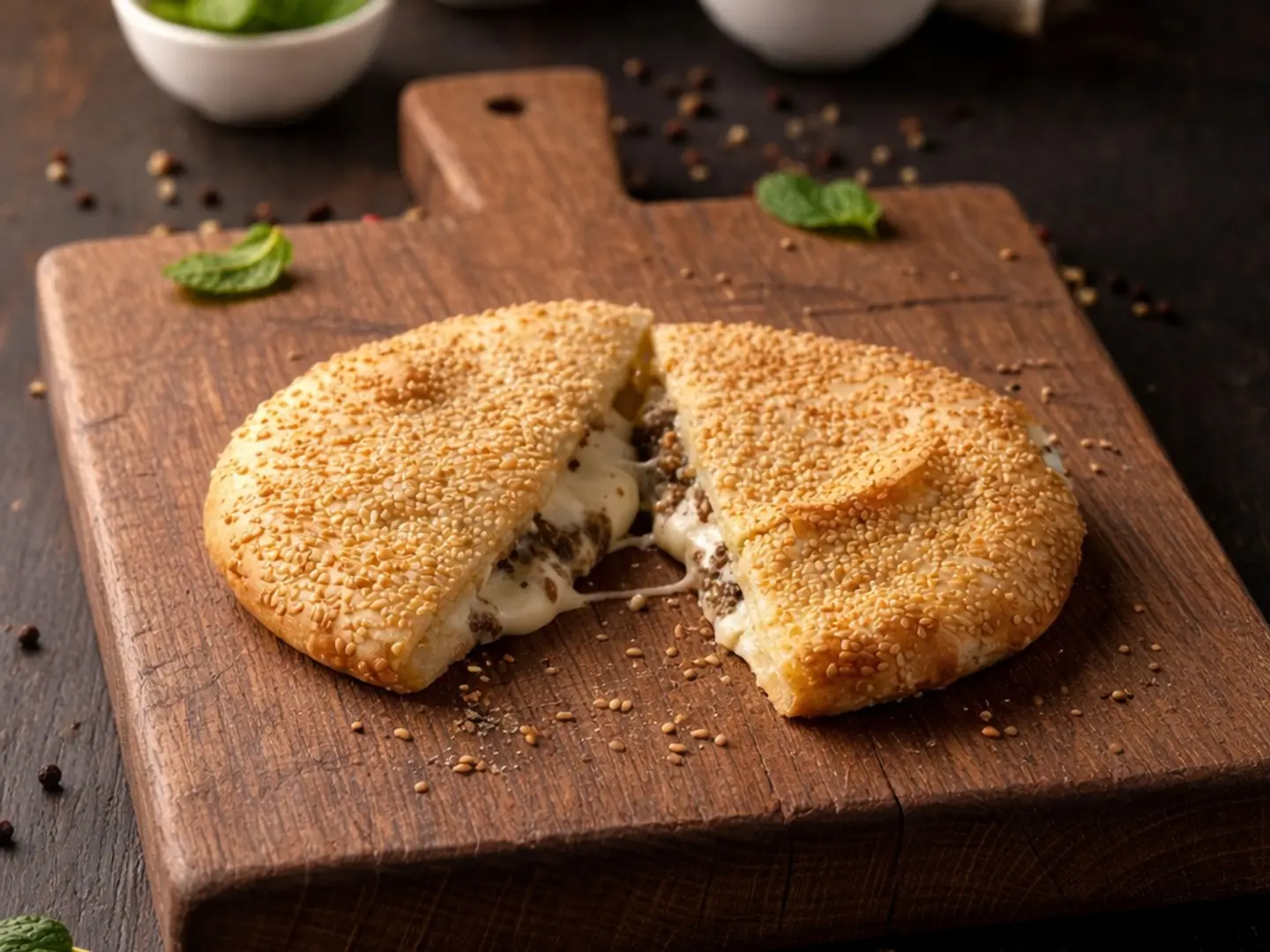 كعكة الجبنة بالزعتر