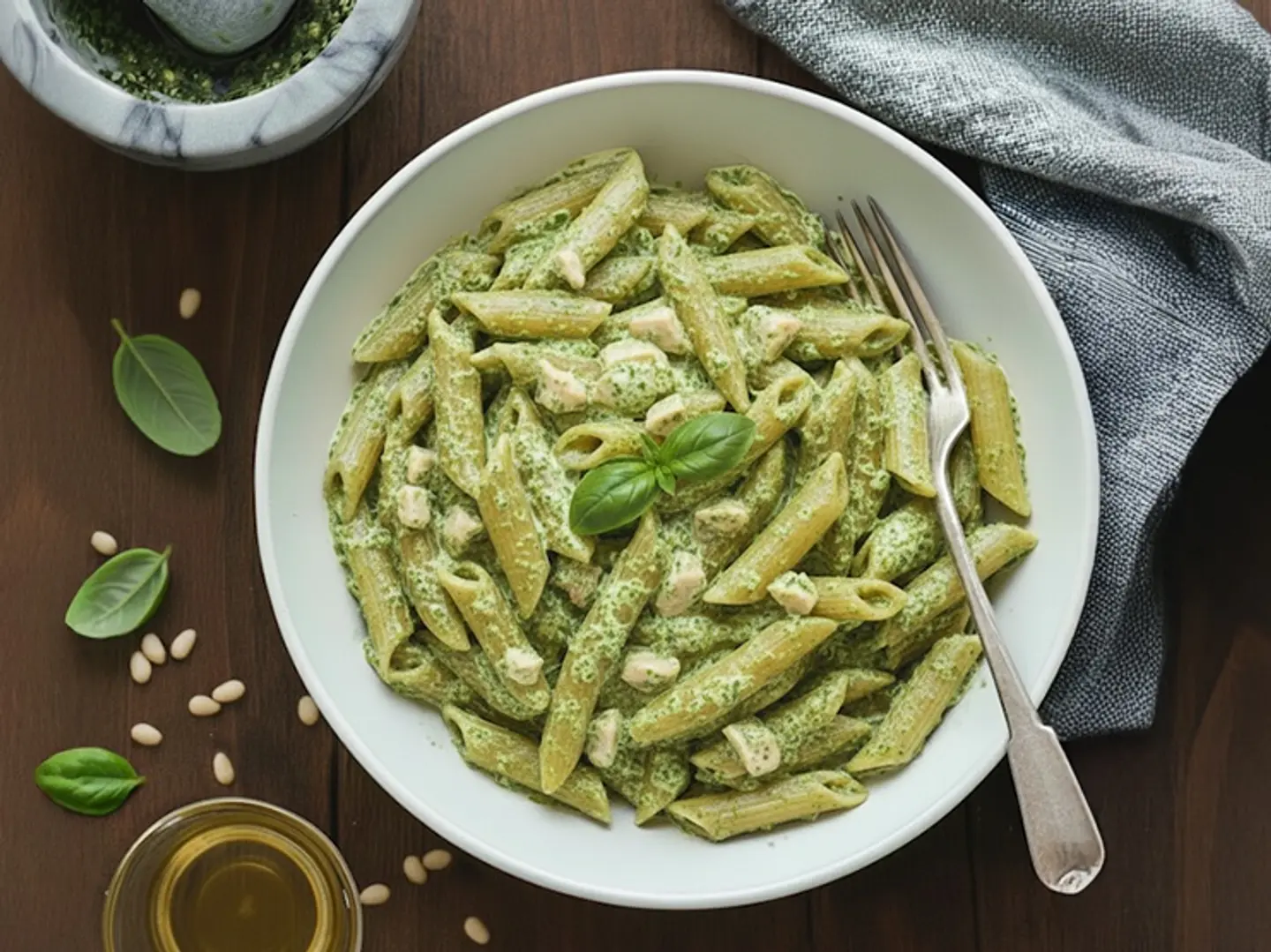 باستا بيستو دجاج