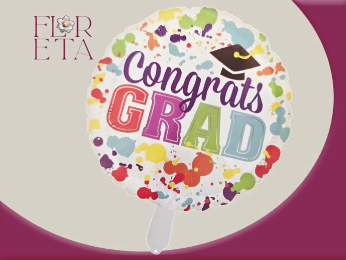 Colored Graduation Balloon