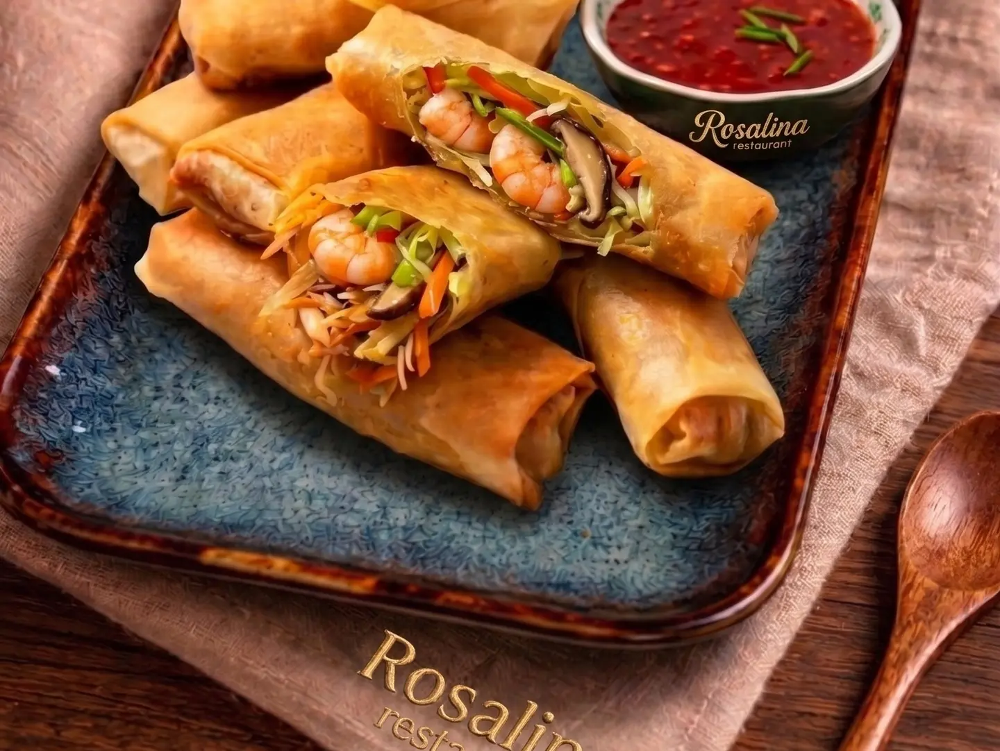 Shrimp & Vegetable Spring Rolls