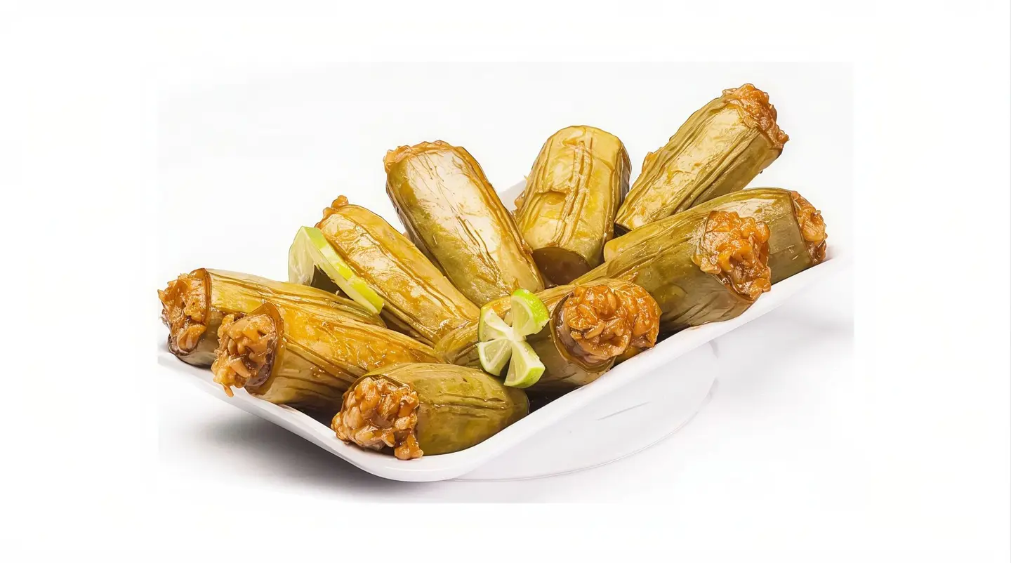 صحن محشي كوسا وسط