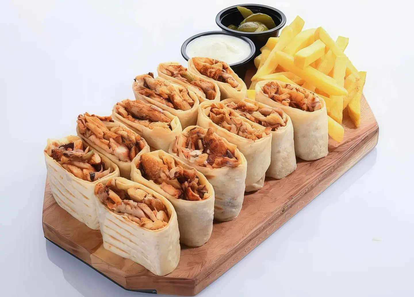 صحن شاورما دبل